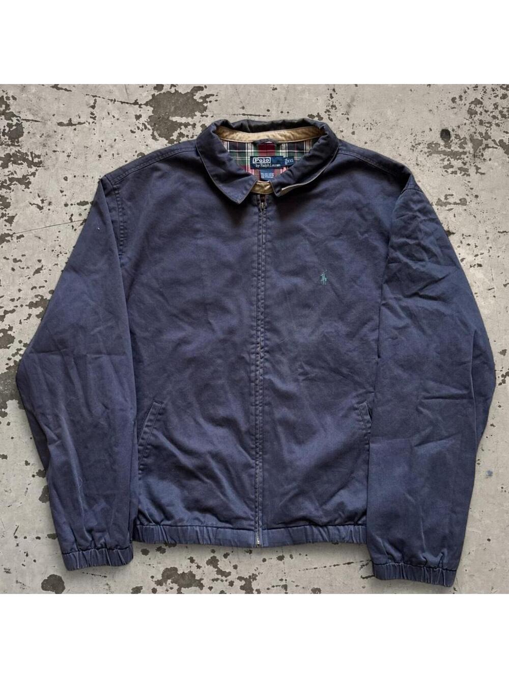 Mens Vintage Polo Ralph Lauren Harrington Bomber Jacket Size XXL